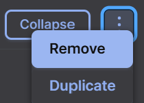Screenshot of Jumbo CTA Card Remove Option