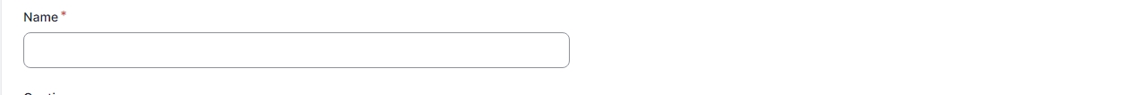 Drupal editing page showing the name text box 
