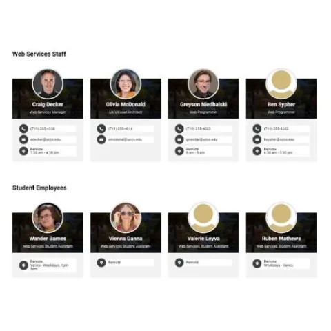 Example of a Department Directory 