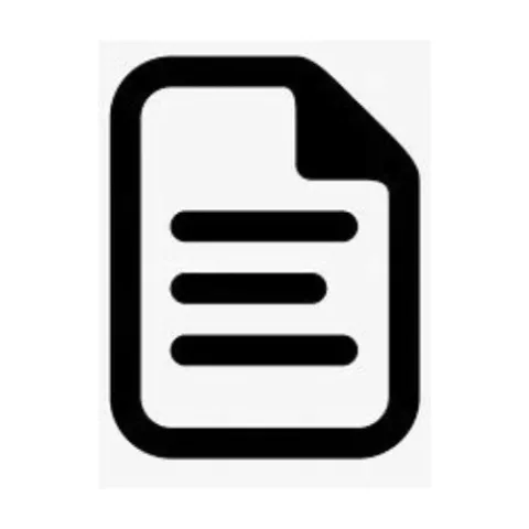 Icon of a document 