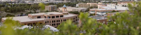 view of campus from Austin Bluffs