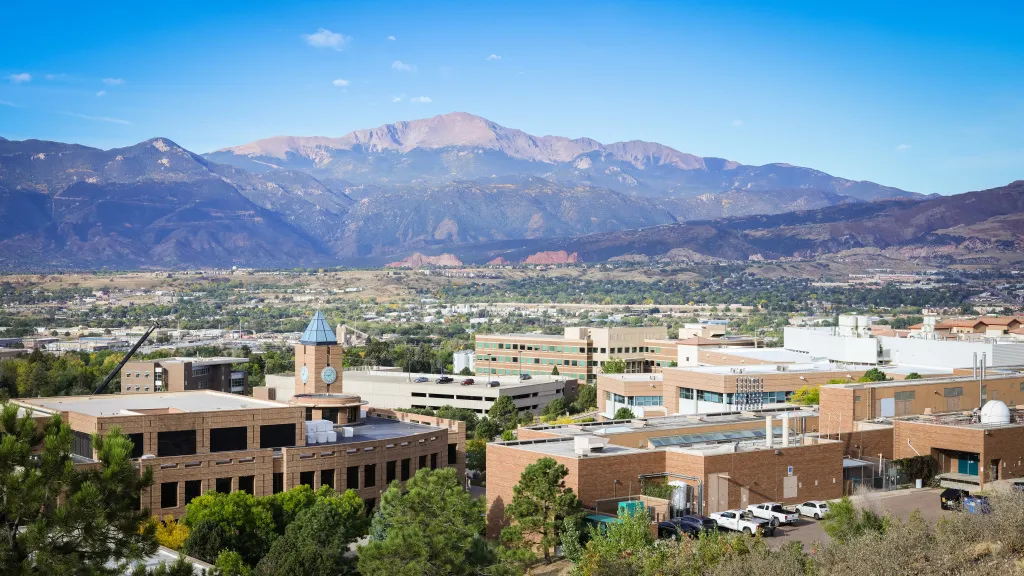 aerial view of campus